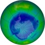 Antarctic Ozone 2009-08-22